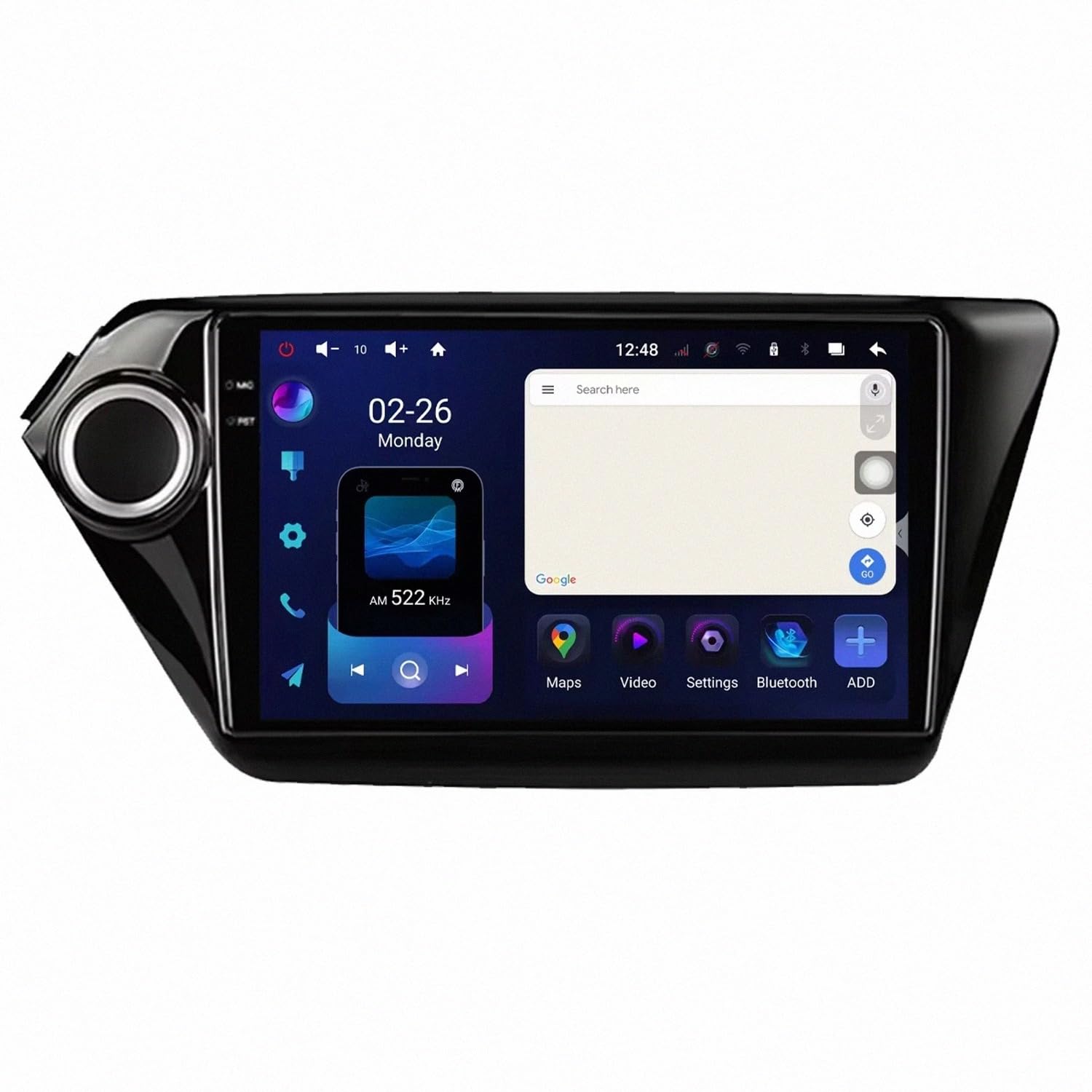 Radio Macchina Touch Screen per KIA RIO 3 2011-2016 Wireless Carplay Android Auto Stereo Auto Bluetooth Ips con Pantalla Táctil con Gps, 8 Nucleo 4G+64G