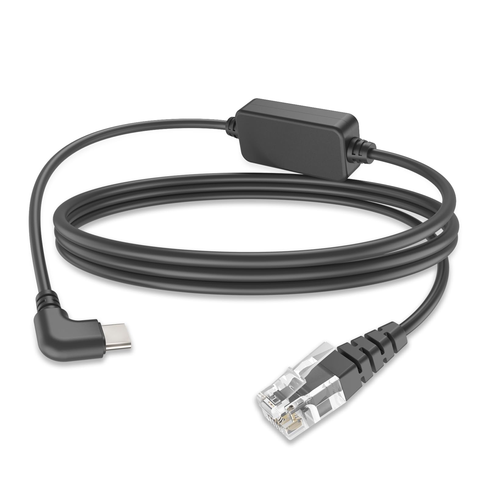 USB C to RJ11 for Escort Radar Detector Power Cord – Compatible with Escort MAX 360/360c IX IXc 9500 IX MAX II/3/4 and Redline 360c etc. 3.3 FT