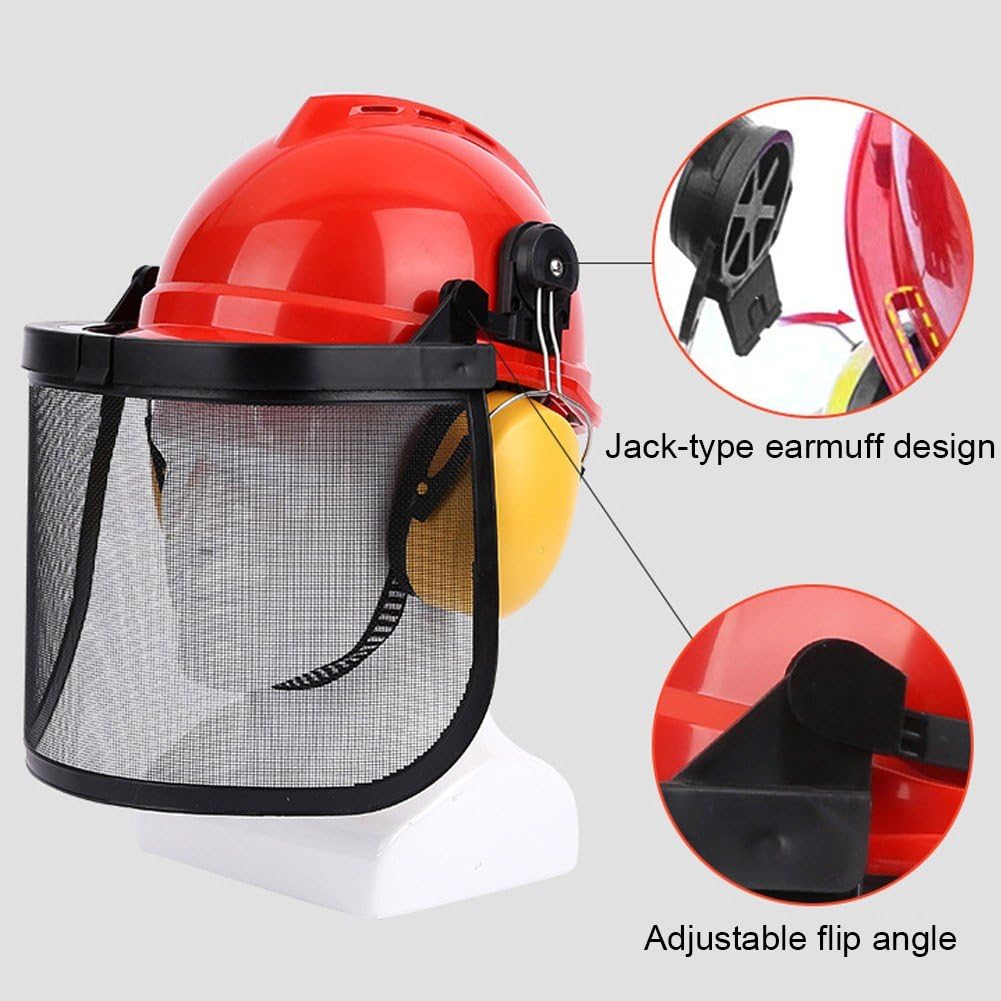 Amazon.co.jp: Ayrsjcl 林業ヘルメット 安全ヘルメット イヤーマフ