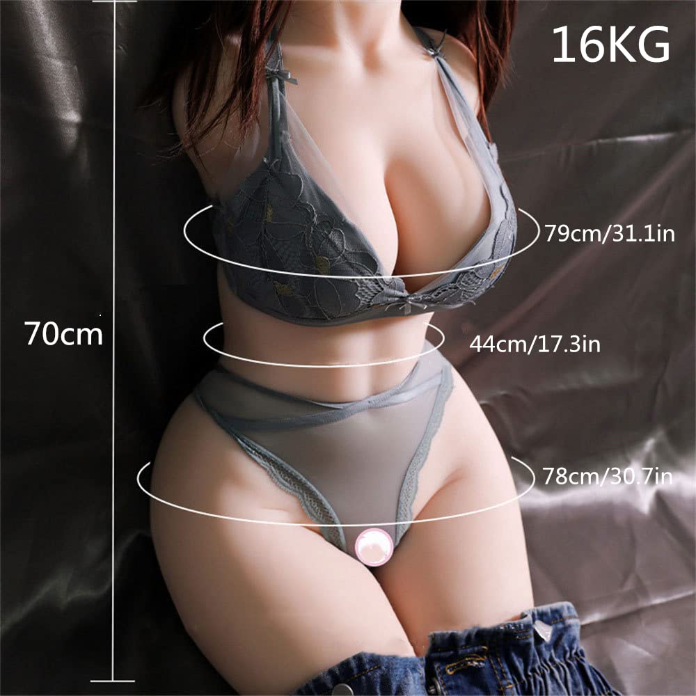 HAIKUADAY 35.27LB/16KG Life Size Sex Doll Torso Male Masturbator, Realistic  Big Boobs Love Doll with Vagina Anus Pussy Sex Toy for Men Masturbation :  Amazon.ca: Health & Personal Care