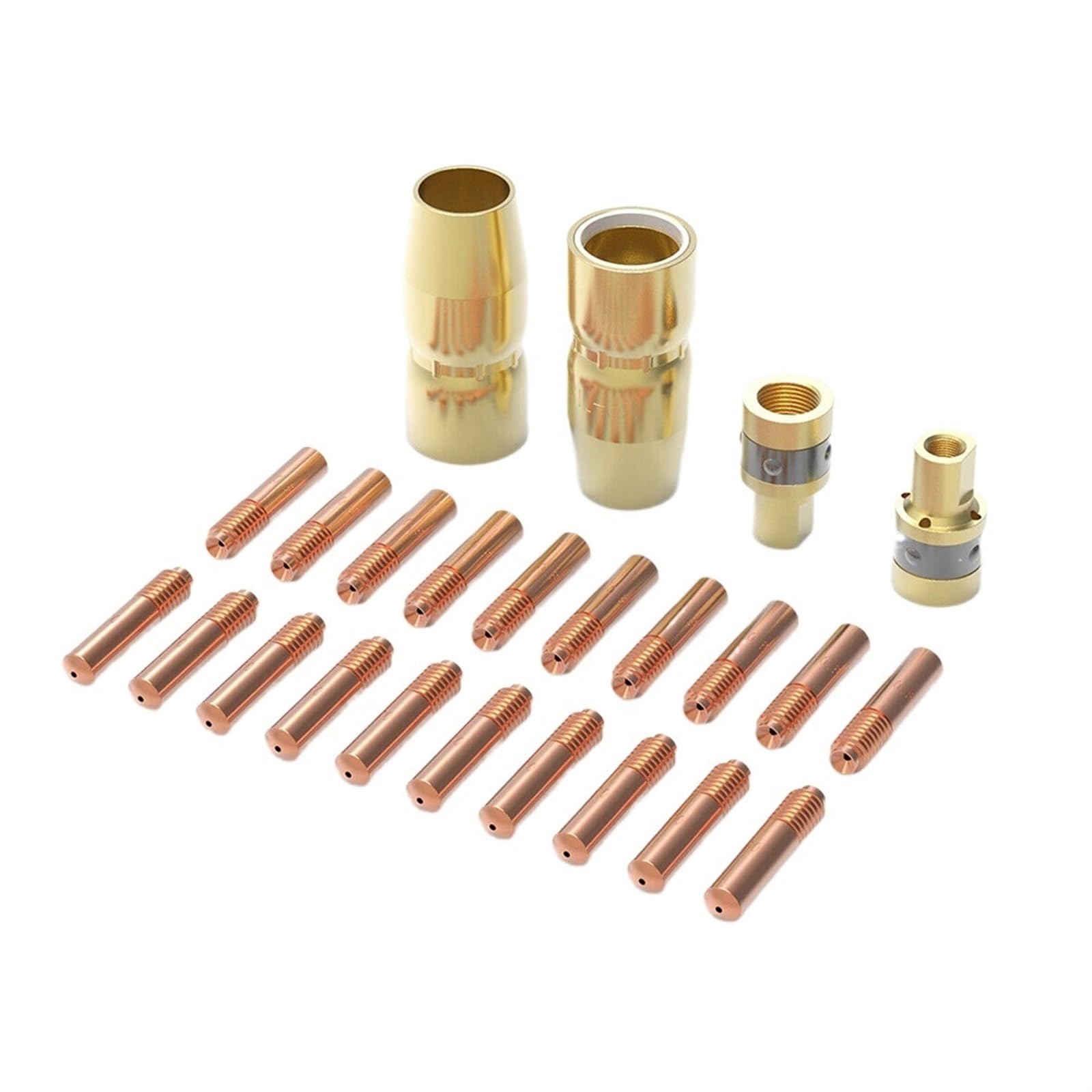 Compatibile con le torce for saldatura MIG Set Ugello Orifizio WP-17/WP-18/WP-26 ZIRCONIATED WZ8 Gas Lens 0,8% Zirconiato Tungsteno Pinze (Size : .035 (0.9mm))