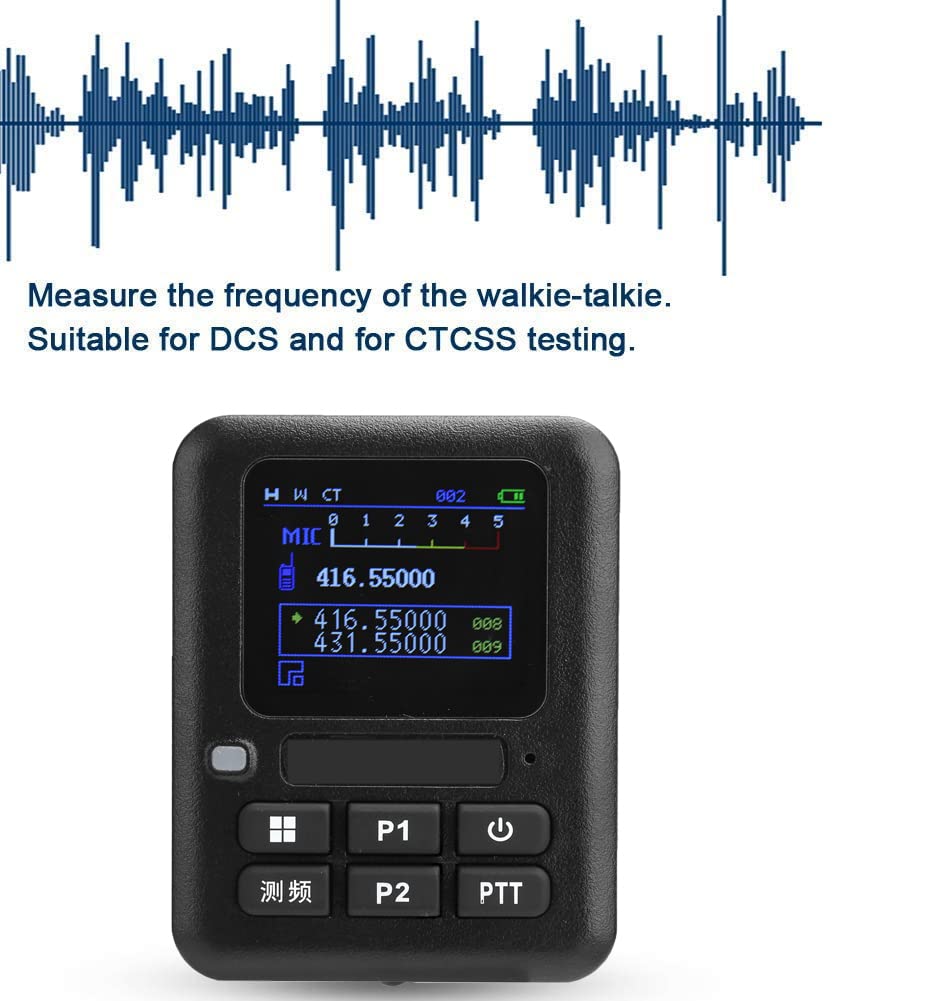 GY560 50Mhz a 2.4Ghz Contador de frecuencia port¨¢til Herramienta de medici¨®n de radiofrecuencia bidireccional para autom¨®vil