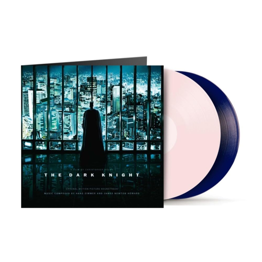 James Newton Howard/Hans Zimmer - Dark Knight Soundtrack. Exclusive Limited Milky Clear/Cobalt Blue