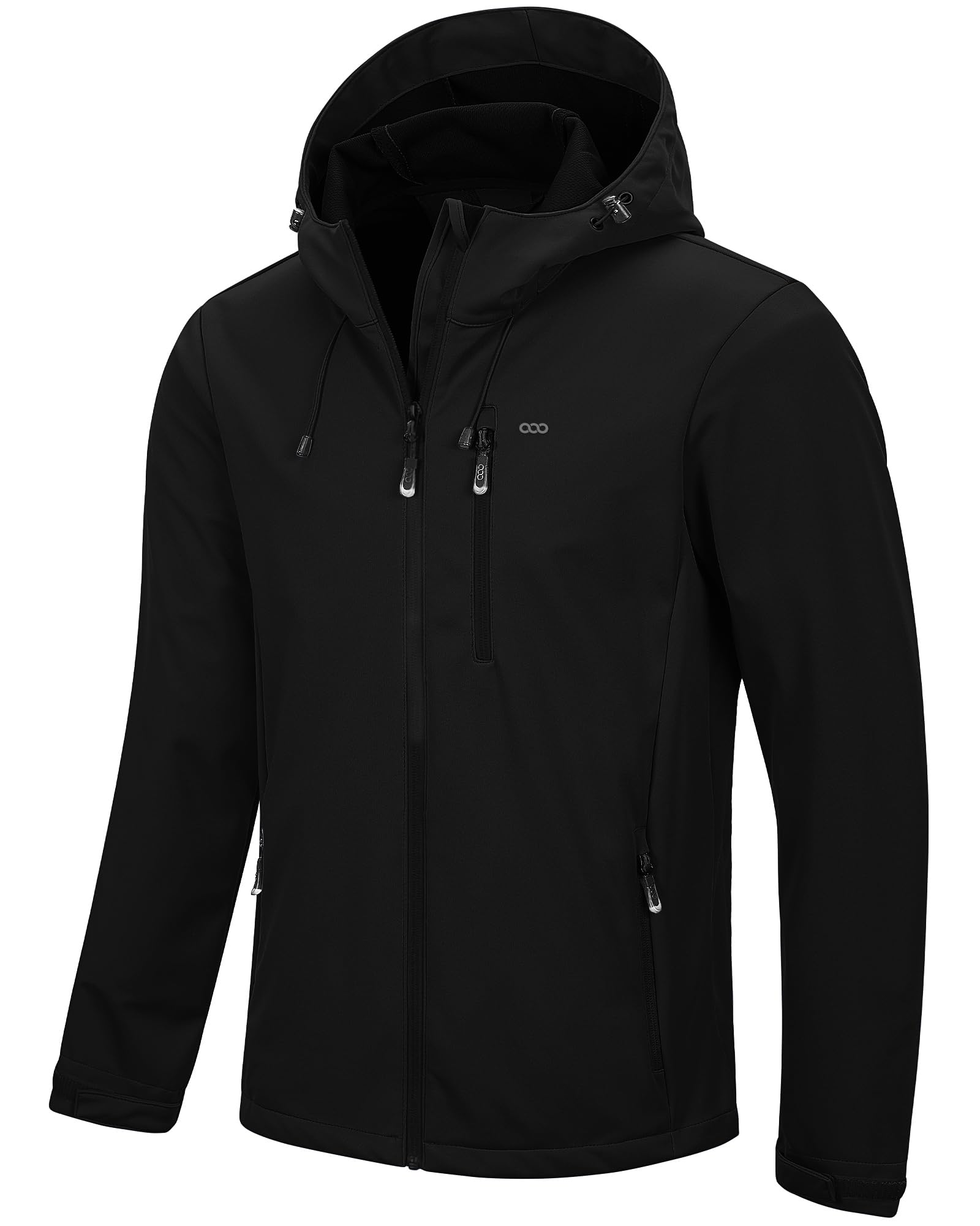 33,000ft Softshelljacke (Herren, M, Schwarz)
