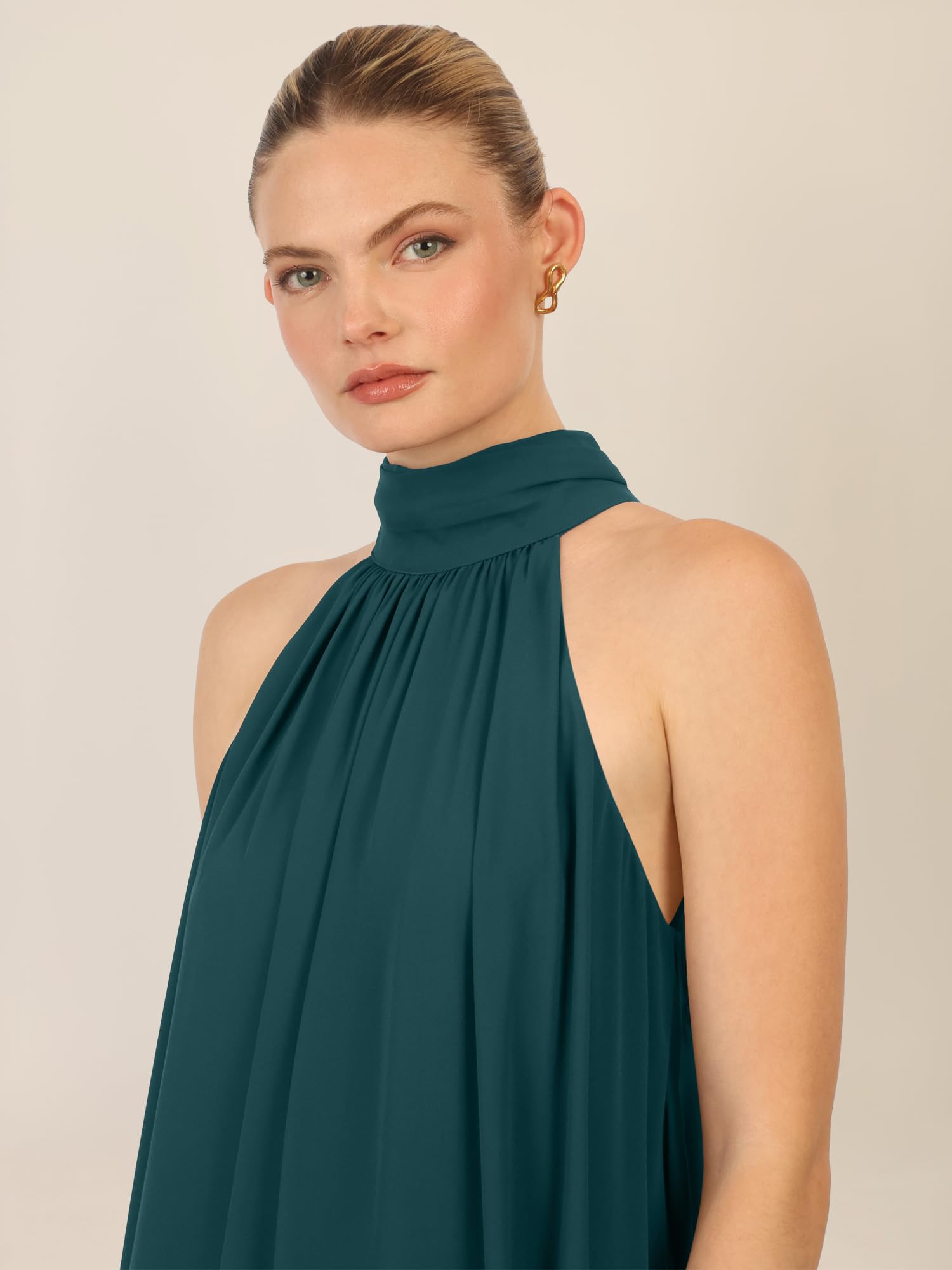 APART Fashion Damen Chiffonkleid Chiffonkleid
