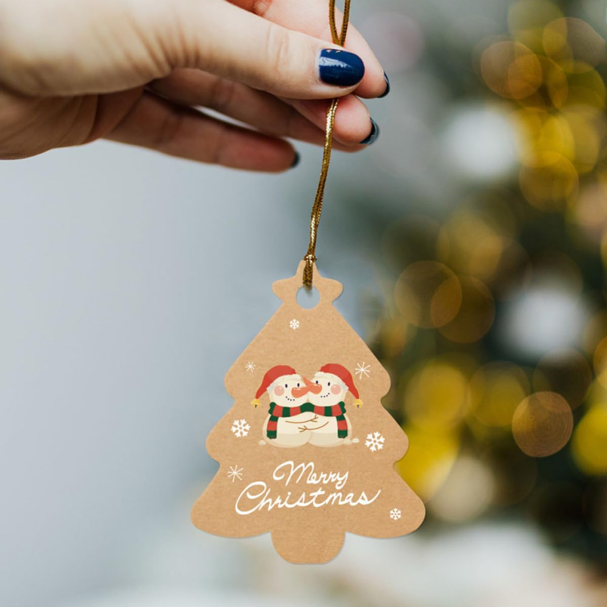 BESPORTBLE 8 Sets Weihnachtsbaum Anhänger Papieranhänger Satz aus Karton