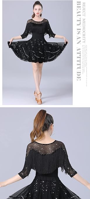 Amazon.co.jp: [満天屋] 社交ダンス衣装 ダンスウェア レディース