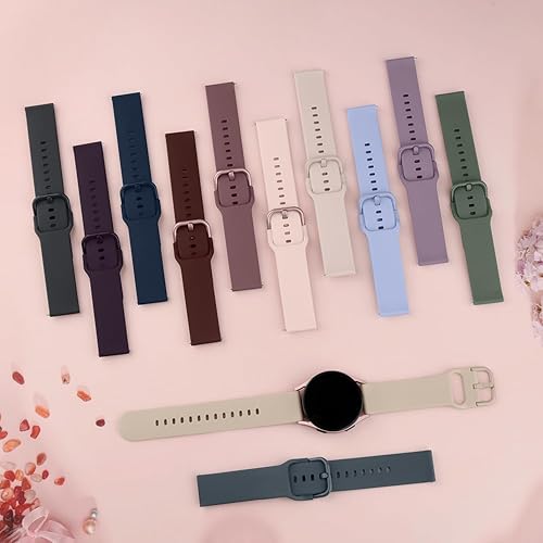 Miniatura 4 de Meliya Bandas compatibles con Garmin Venu 2 Plus, Venu Sq, Venu y Vivoactive 3, correa de repuesto deportiva de silicona suave para Garmin Vivomove