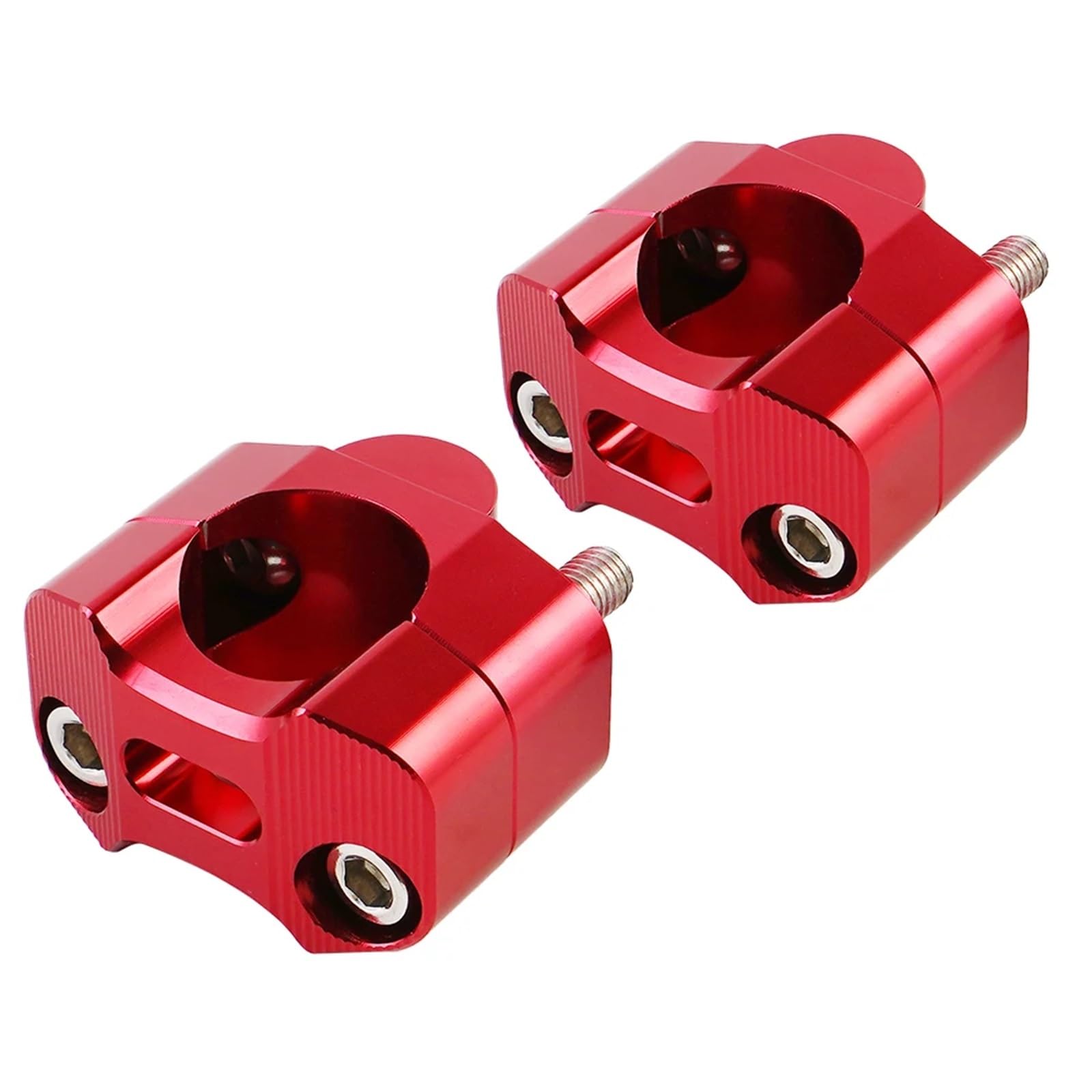 GHALSIEAV Motorcycle 1-1/8" Handlebar Risers For Dirt Bike Racing Enduro Supermoto MX ATV 7/8" 22mm To 28mm Fat Bar Mount Clamp Adapters