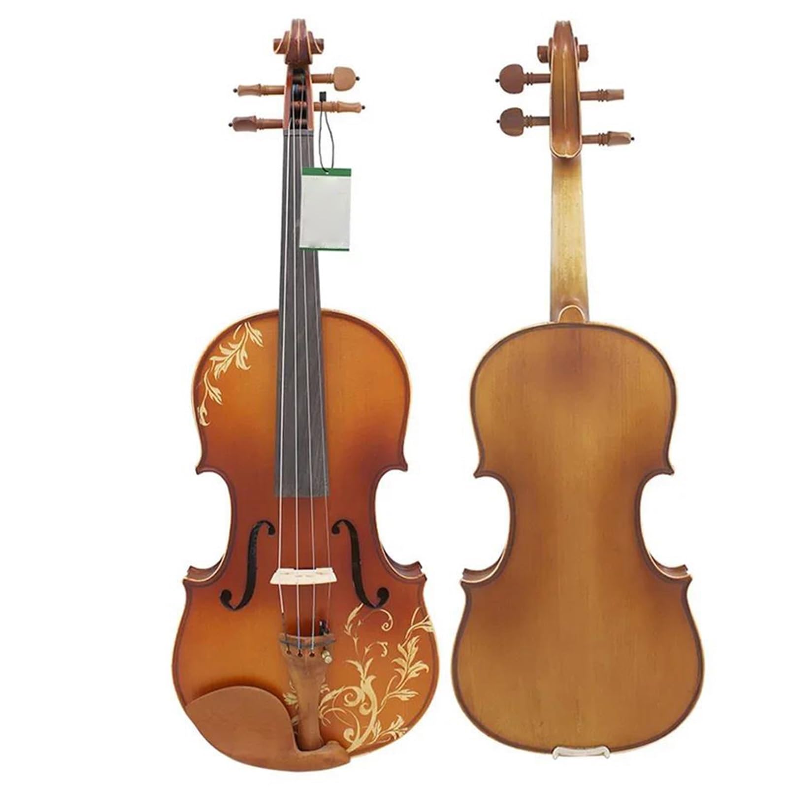 Skrzypce Instrumenty Muzyczne Skrzypce Akustyczne 4/4 Dla Początkujących Dorosłych Z Futerałem Smyczkiem Strunami Podpórką Na Ramię Stroikiem Tkaniną I Akcesoriami(Set 2)