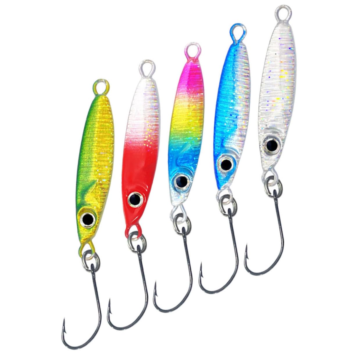 VANZACK 25pièces Hameçons Sinking Outils De pour Eau Et Douce Hameçons Artificiels pour Carnassiers