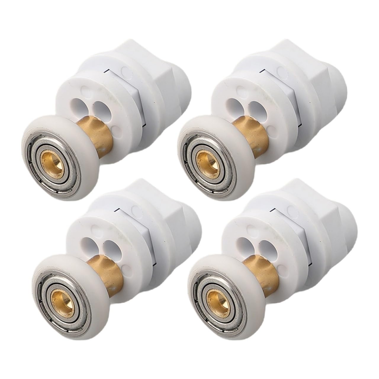 Duschtürrollen, Duschkabinen, Duschräder, 4–8 mm, Glastüren, 4 Stück(19mm)