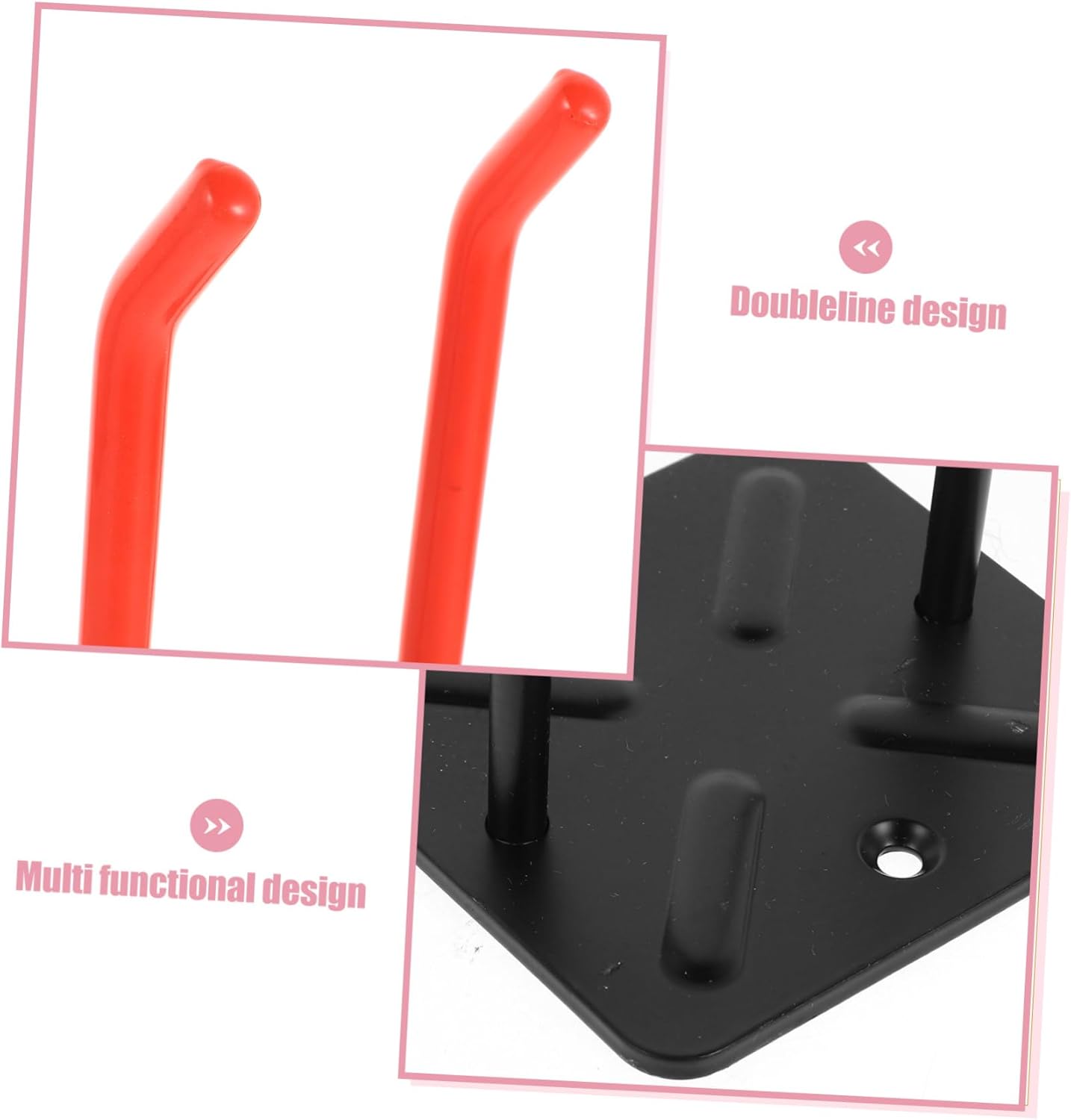 Cabilock Heavy Duty Garage Tire Hooks Wall Mount Garage Hooks Ladder Hanger Chair Storage