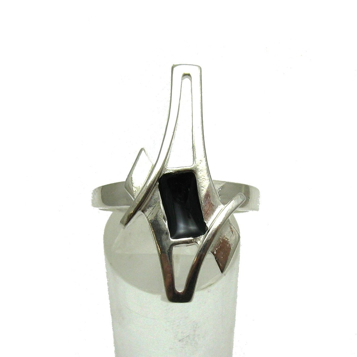 Bague en argent massif 925 Empress émail R001663 : Ne ternit pas, hypoallergénique
