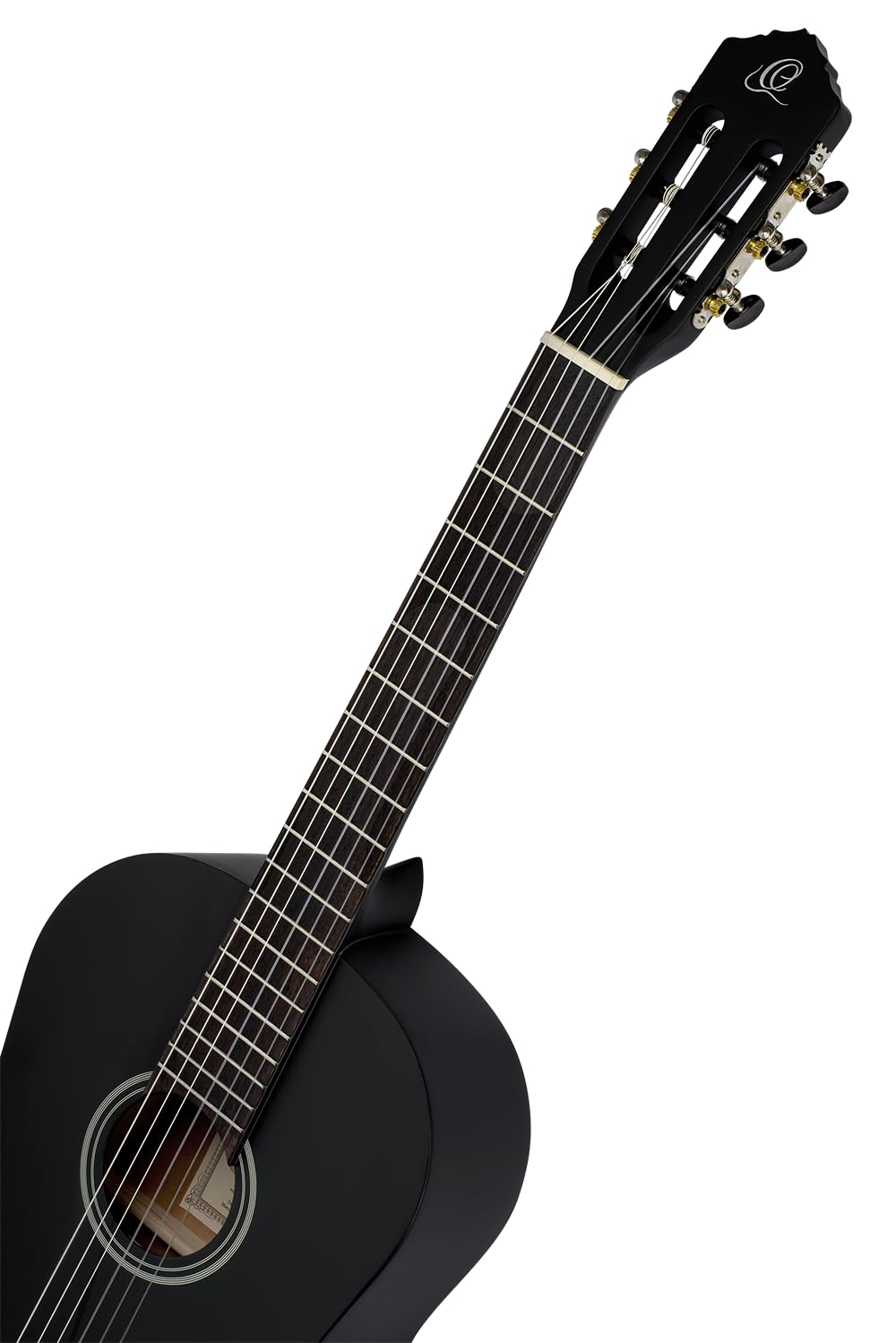 Ortega Guitars 4/4 Konzert Gitarre – Student Series – Fichte, Katalpa, Schwarz (RST5MBK)
