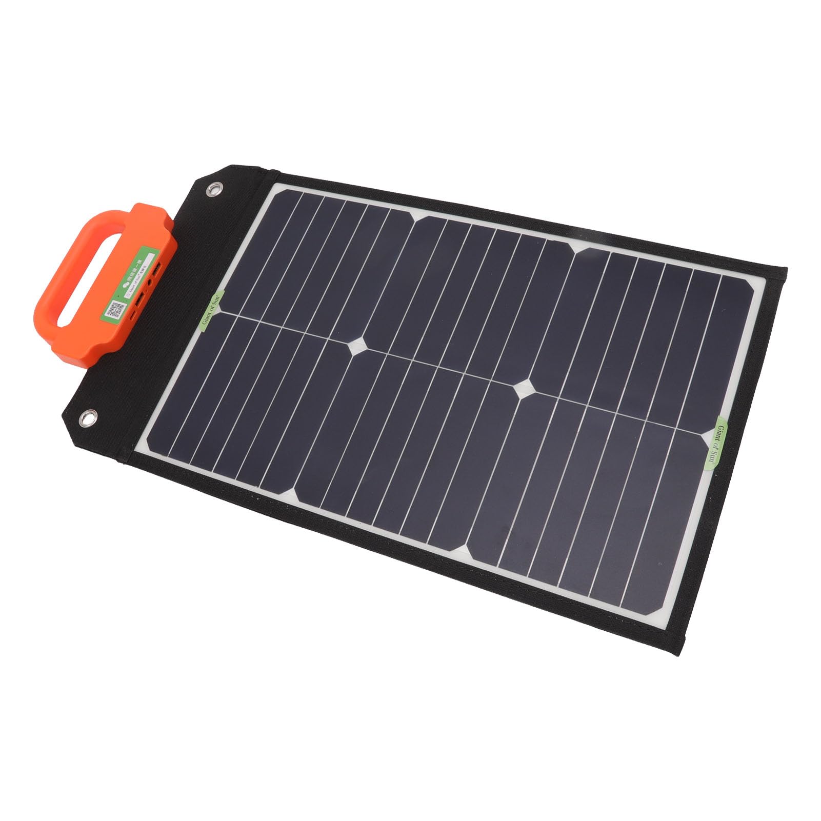 KUIDAMOS Chargeur Solaire Monocristallin 50W Portable avec Double Charge Rapide USB pour le Camping et les Activités de Plein Air