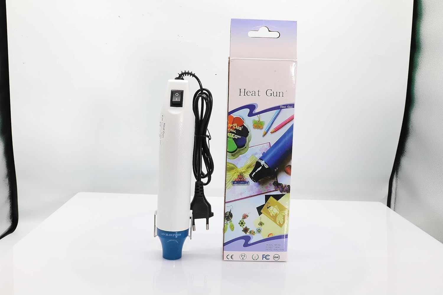 Pistola Termica, Pistola Aria Calda, Pistola Termica Professionale, 220V 300W Pistola Termica Elettrica Portatile Calda Heat Gun per Goffratura Artigianale, Tubi Termorestringenti, Creare Candele