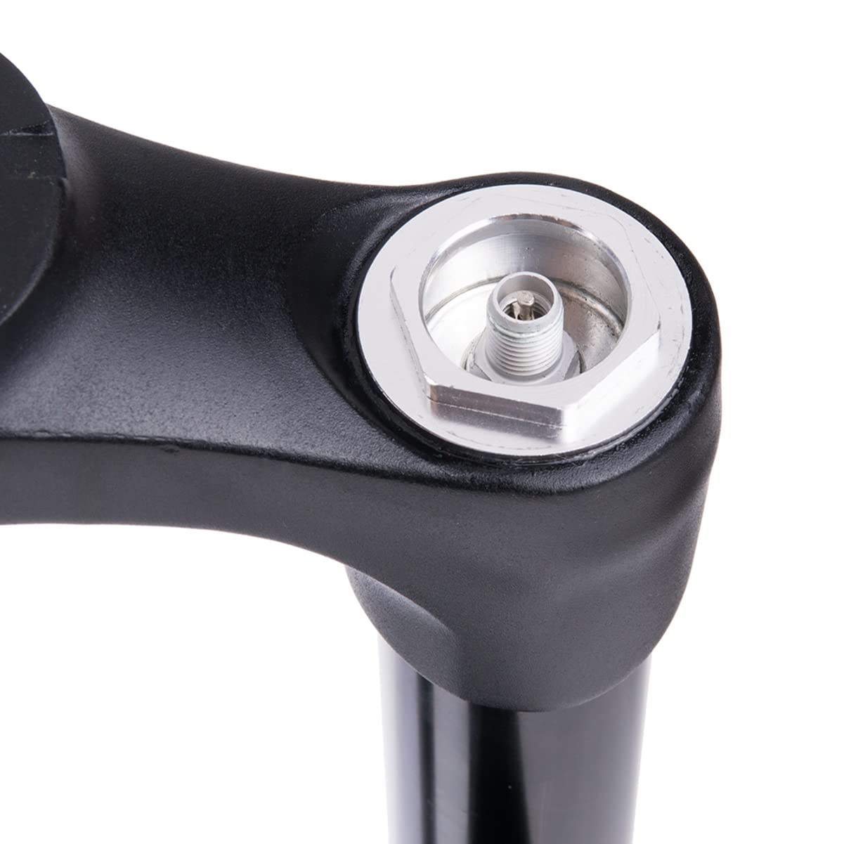 MTB-Gabel Fahrrad-Federgabel, 26/27,5 Zoll 28,6mm Gerade Rohr Mountainbike Gabel 9mm Federweg 120mm Air Vorderradgabel Manuelle Verriegelung Rebound Einstellen
