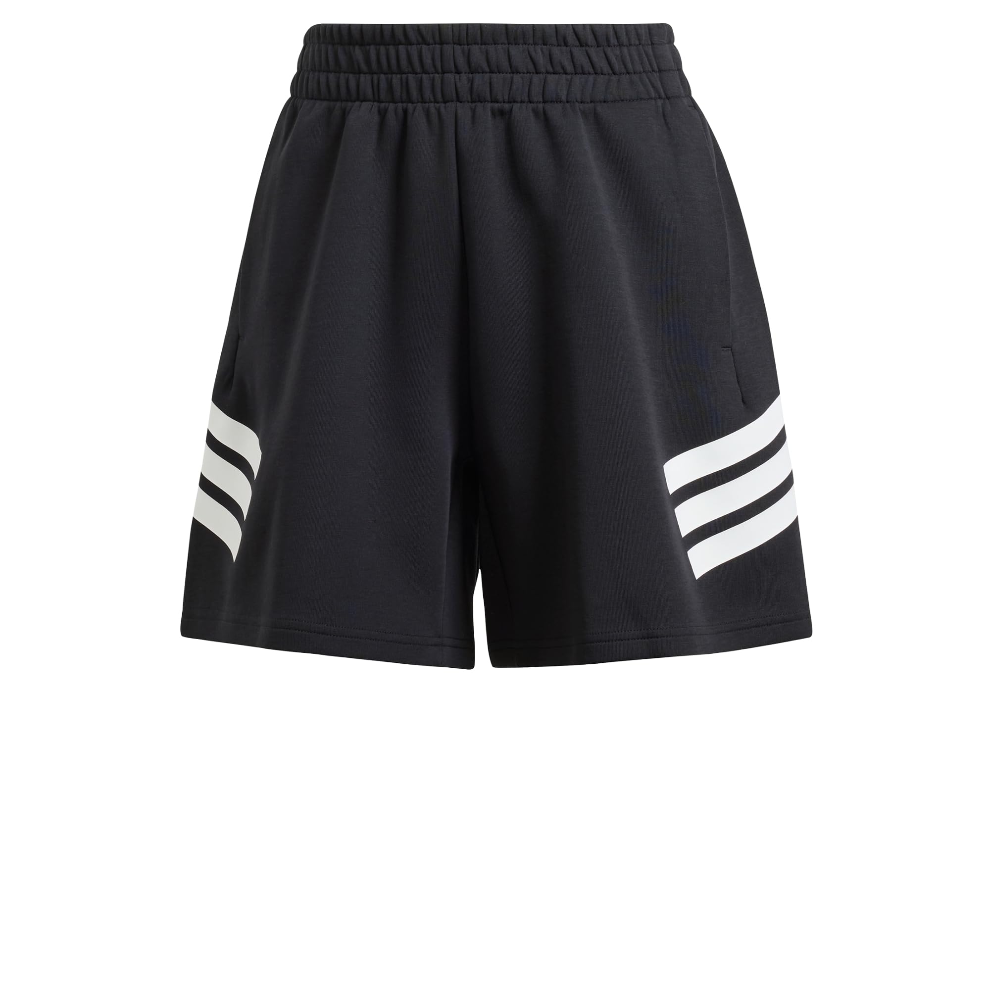 adidas Women's Future Icons Three Stripes Short, Black, XL