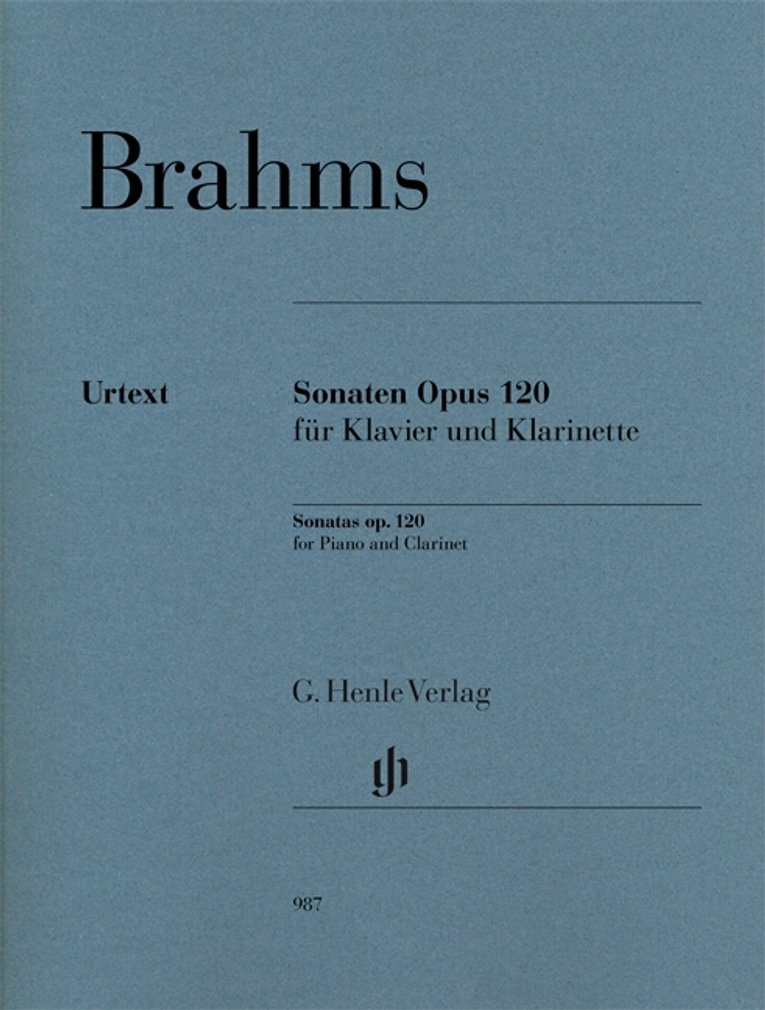 Sonatas - op. 120 - clarinet and piano - revised edition - ( HN 987 )