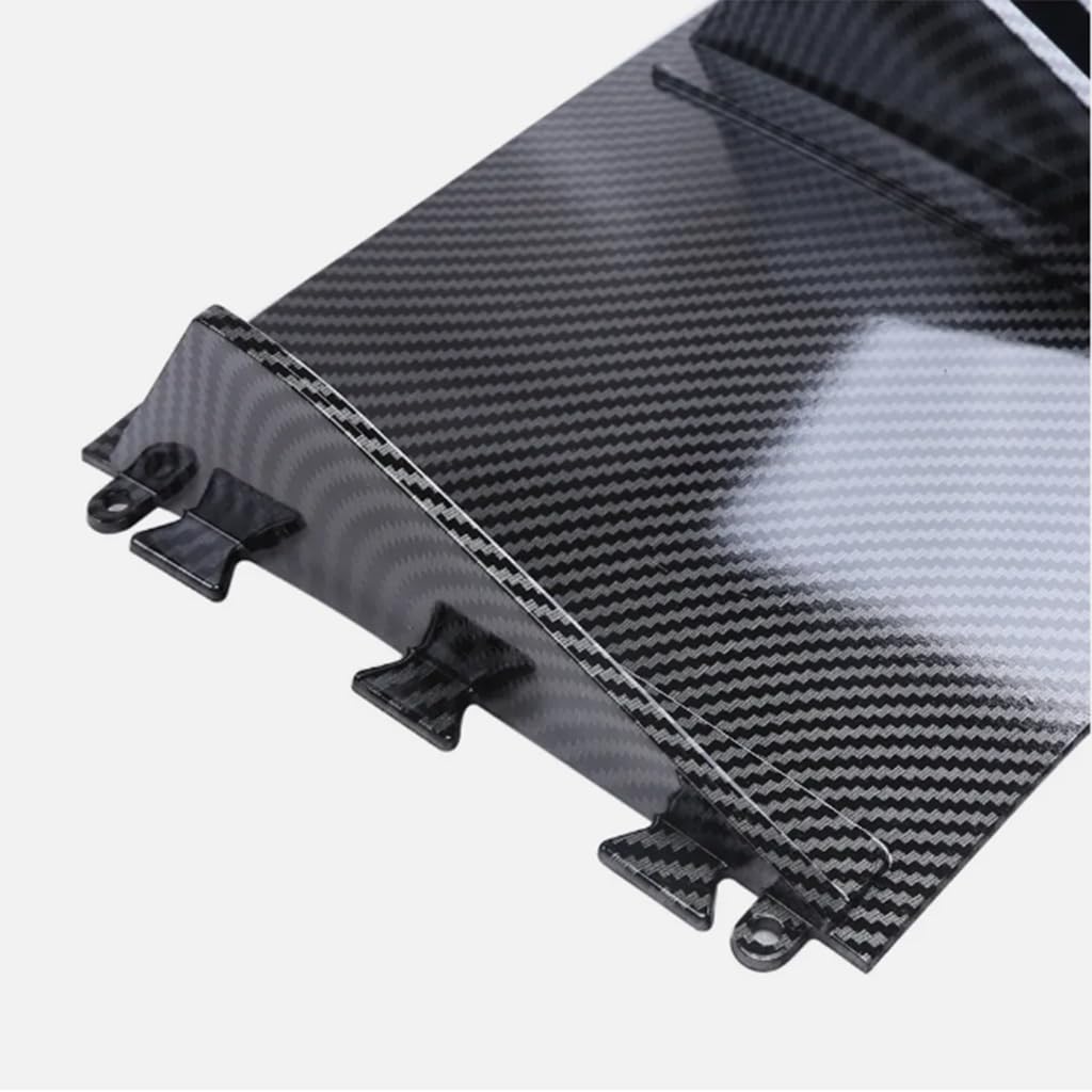 Difusor de Labios de Parachoques para Mini Mini 4door 2014-2023,Shark Fin Difusor Spoiler Chasis de Parachoques Trasero Alerón Coche Accesorios