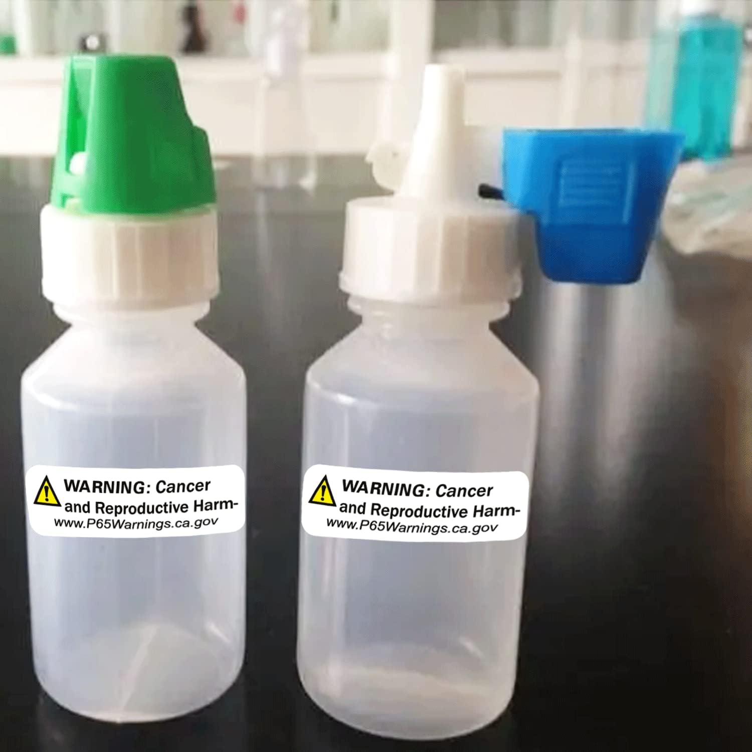 Prop 65 California Warning Labels 500/Roll for Product Packaging