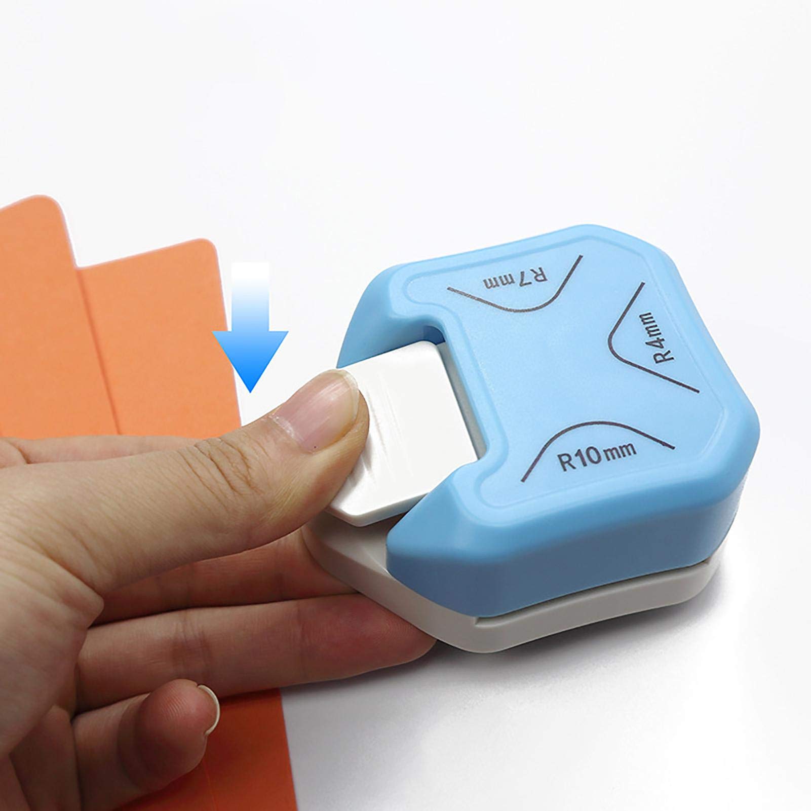 3 in 1 Perforatore per Carta Rotondo, Angoli Arrotondati in 3 Diverse Dimensioni | Perforatrice Angolare per Carta |Punzone per Creare Cartolini D'auguri, Inviti, Scrapbooking ECC