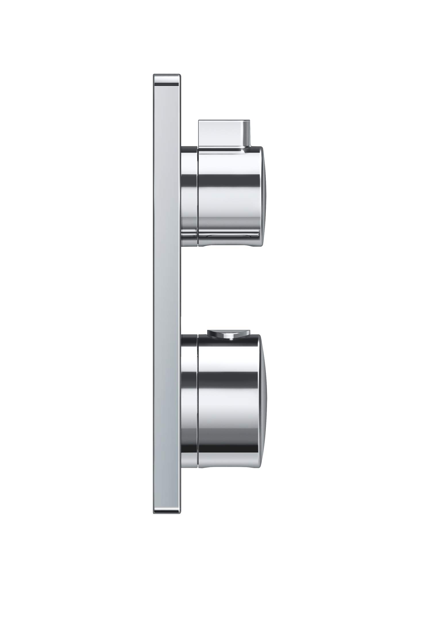 GROHE Parte Esterna Termostatico Incasso a 2 Vie (Doccia) per Rapido Smartbox Grohtherm, Design Squadrato 24079000
