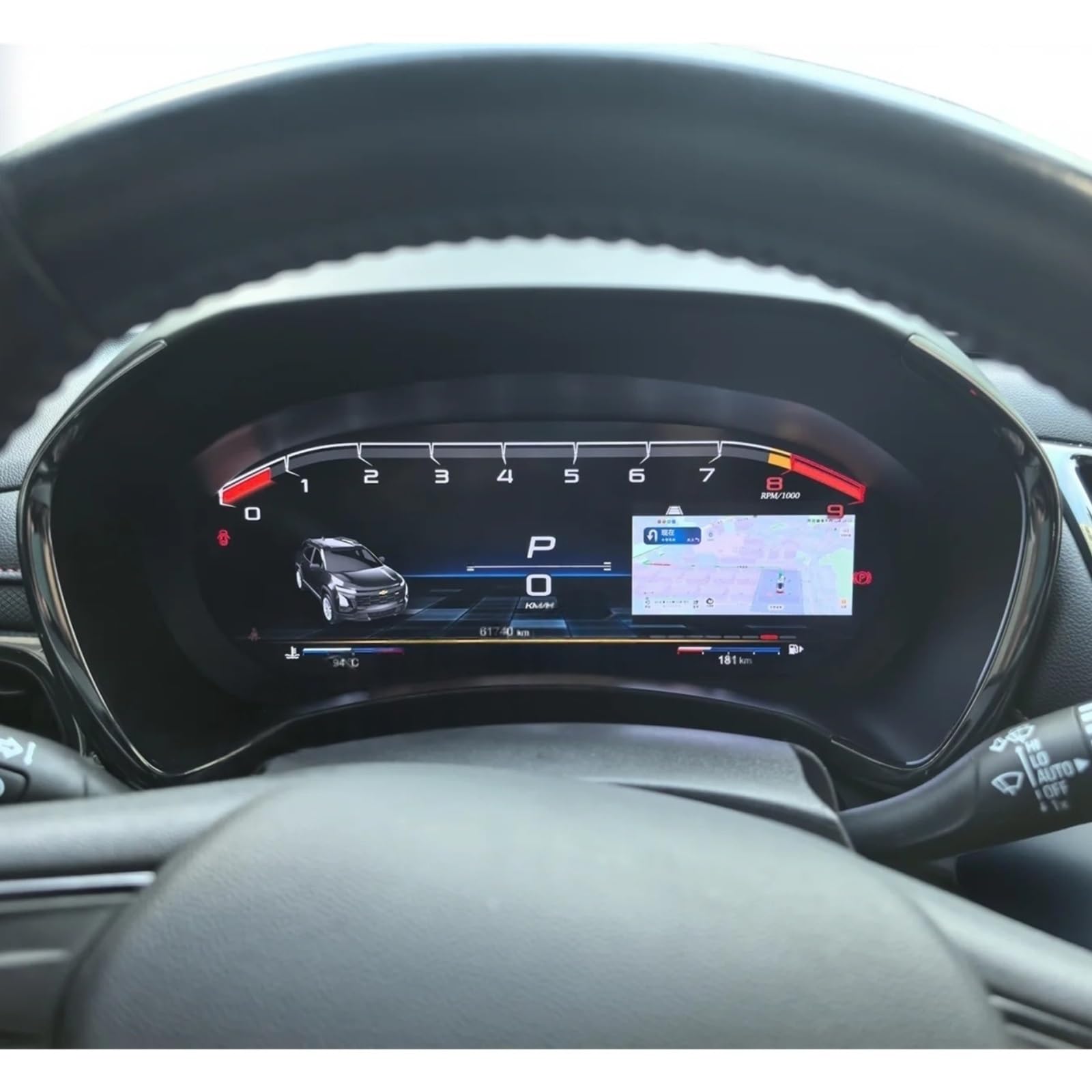 Instrumento de grupo digital for automóvil compatible con Chevrolet Equinox 2017-2023 Tablero de medidor de velocidad LCD(Head Up Display)