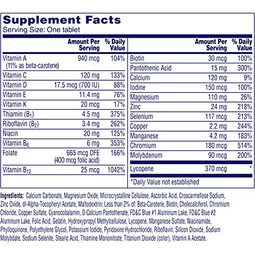 One A Day Men’S 50+ Healthy Advantage Multivitamin thumb #10