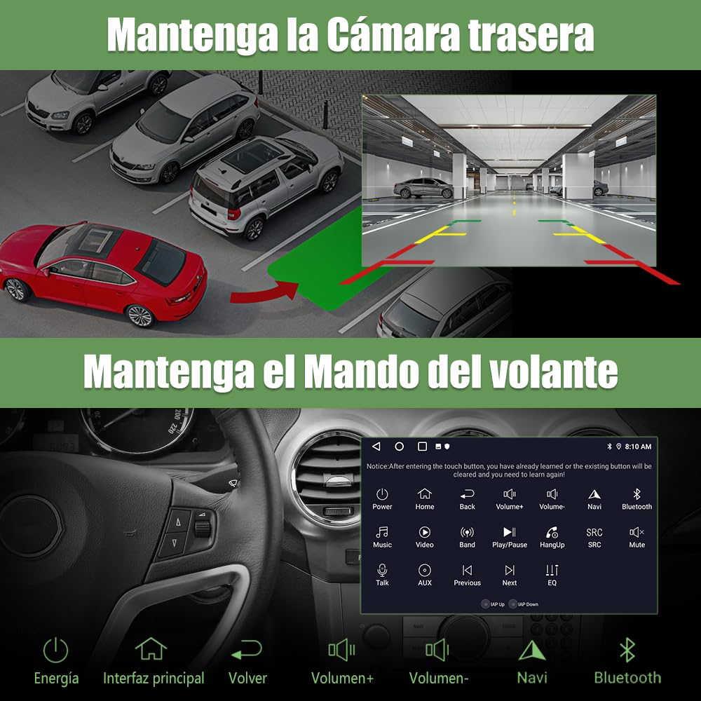 AWESAFE Android 13.0 [6GB+128GB] Radio Coche para BMW 1 Serie E81 E82 E87 E88(2004-2011) con Carplay/Android Auto, 9 Pulgadas Pantalla Táctil con WiFi/GPS/FM/RDS/DSP,Apoyo Mandos Volante,Aparcamiento