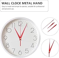 Vista 4 de POPETPOP Manecillas de reloj de bricolaje - 10 piezas de mecanismo de reloj de repuesto de aluminio reloj de pared Movimiento reloj de pared