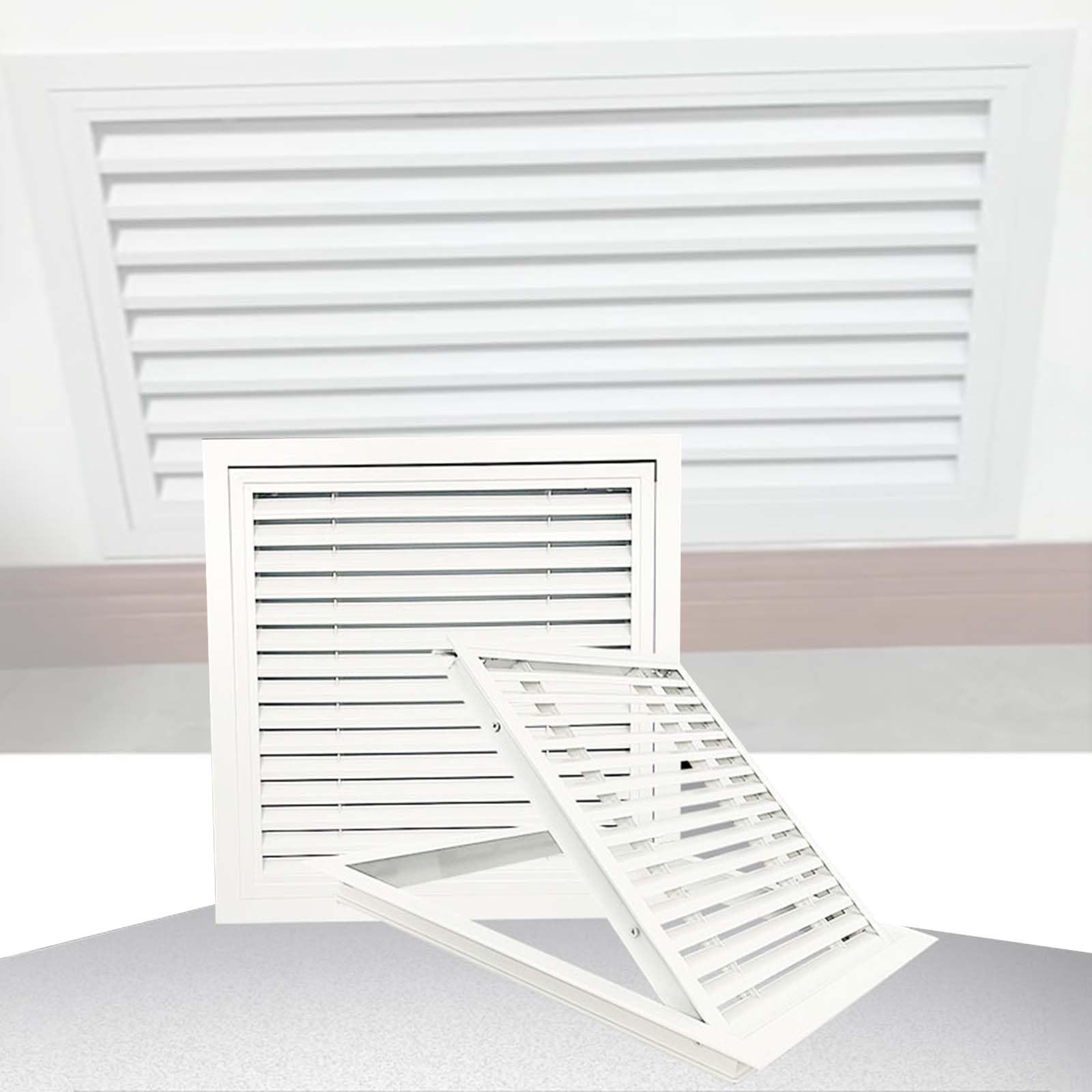 Grille de reprise d'air en acier robuste pour système de climatisation