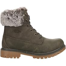 Lugz Rucker Hi Fur Woodland/Gum 8 B M