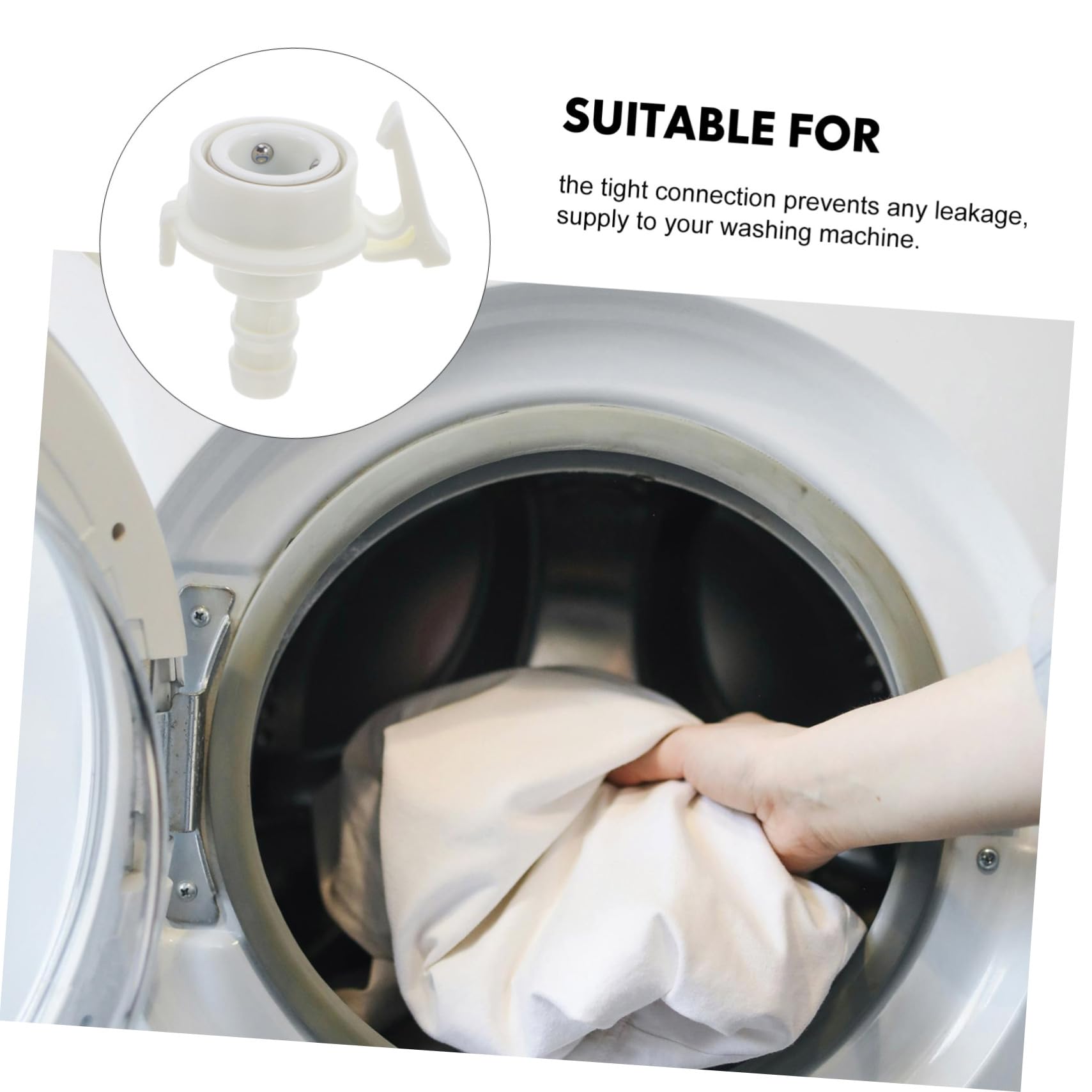 SHINEOFI Flexible Adaptateur De Tuyau Eau Pour Machine à Laver Connecteur Installation Facile Et Étanche Pour Lave-linge Et Lave-vaisselle
