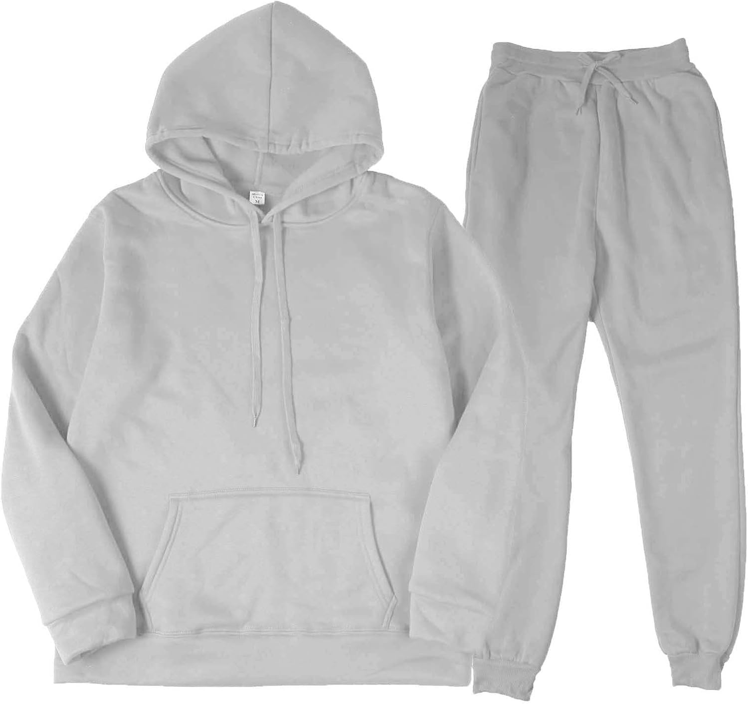 liaddkv Men’s Cotton Tracksuit Sweatshirt + Tracksuit Bottoms Jogging Suit Plain Leisure Suit Autumn and Winter Leisure Suit Set Activewear Jogging Bottoms Hoodie