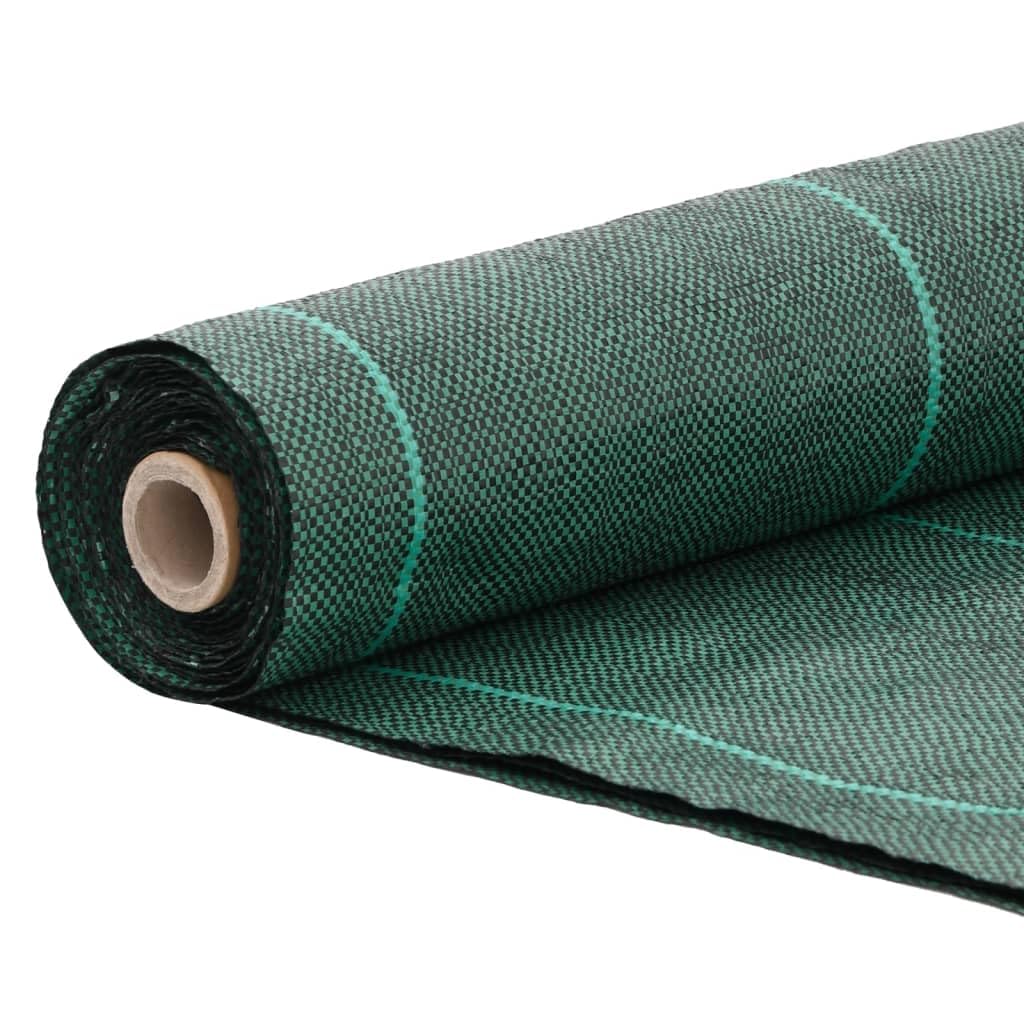 Unkrautvlies Grün 1,5x100 m PP Gartenvlies wasserdurchlässig für Hochbeet und Garten, Unkrautbekämpfungsfolie mit langlebigem Material zur Pflanzenpflege und Unkrautkontrolle