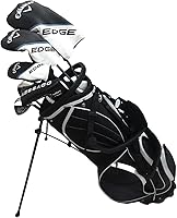 Callaway Men's Complete Golf Set: Edge Driver, 3 Wood, #5 Hybrid, 6-PW SW Irons, Odyssey Putter & Stand Bag - Regular Flex