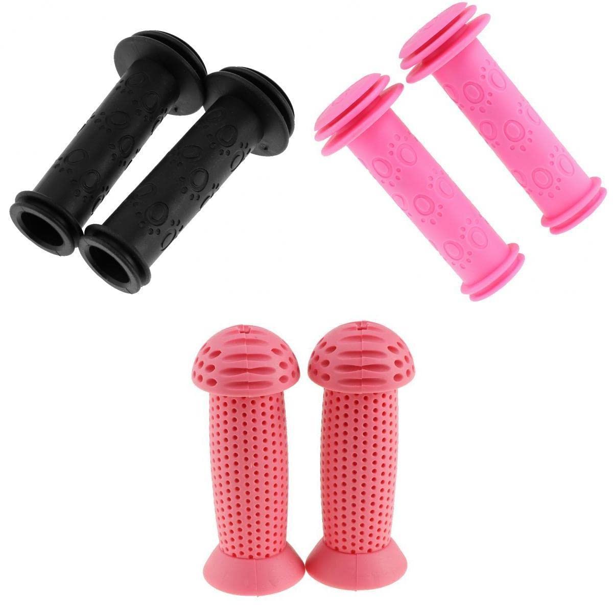 Kids Childs Bicycle Handlebar Grip Non Slip Rubber Handle Bar Grips /-image-41