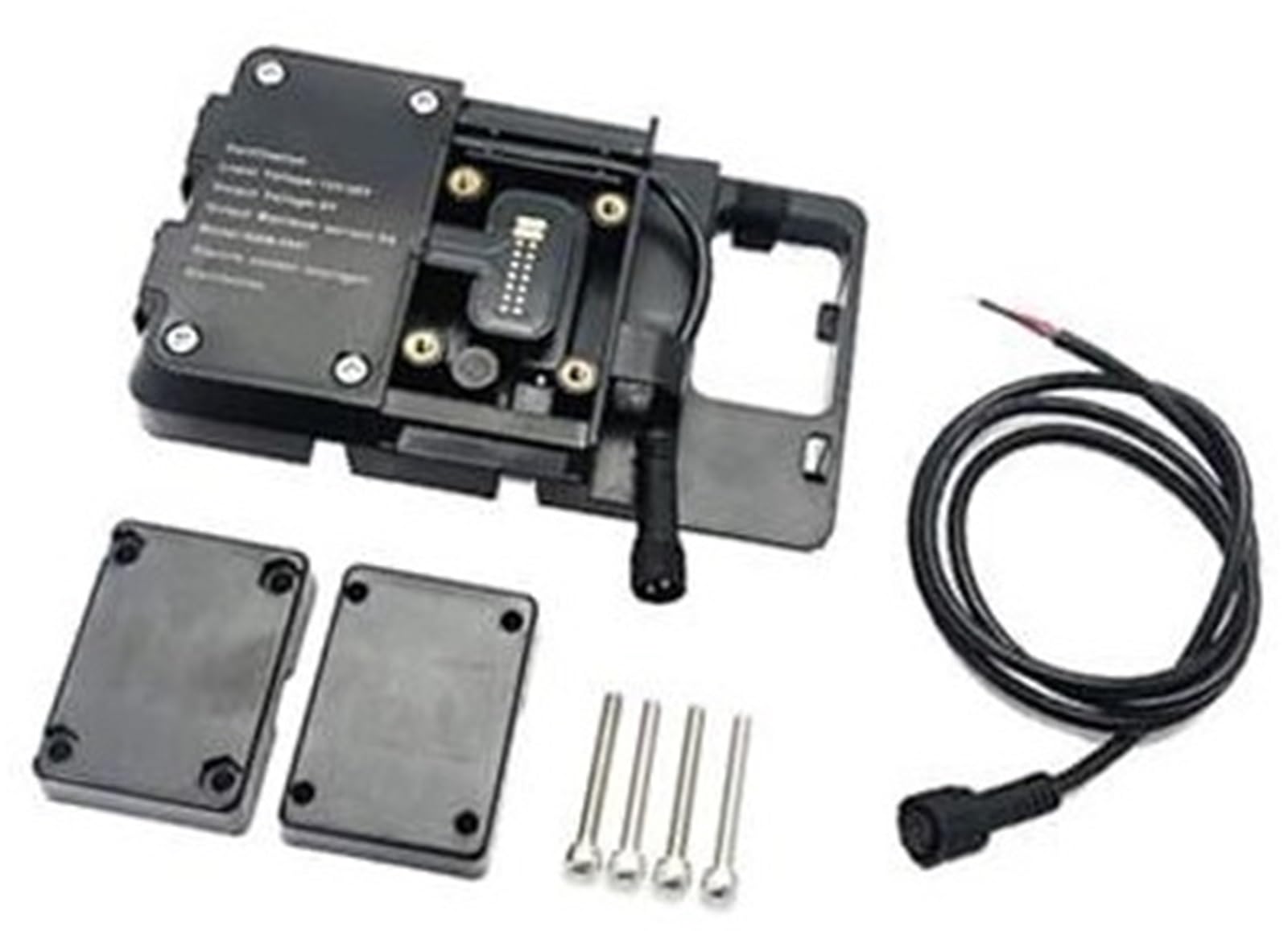 Uchwyt na telefon GPS Moto, do BMW, do R1250GS LC, do Adventure 2019-2022 Bezprzewodowy uchwyt nawigacyjny do telefonu z ładowarką USB Uchwyt na telefon motocyklowy(BLACK C USB wireless charg)