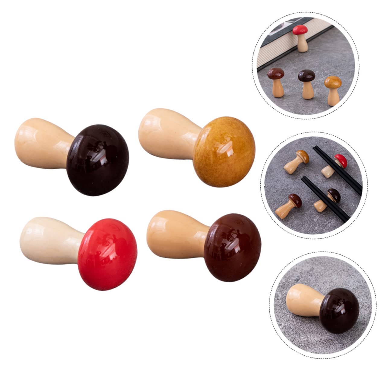 Support de baguettes 12 pièces, jolies fournitures de cuisine pour le dîner, brosse de dessin animé, adorable décoration de baguettes, forme de fée, rangement de bureau, cuillère, figurine de table,