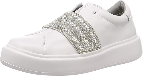 Amazon ワグ コルビバ スリッポンスニーカー 4151 レディース ホワイト 22 5 Cm E Wag ワグ スニーカー