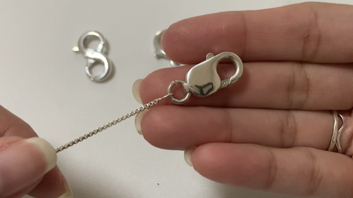 Amazon.com: 1pc 925 Sterling Silver Oval Lobster Claw Clasp with