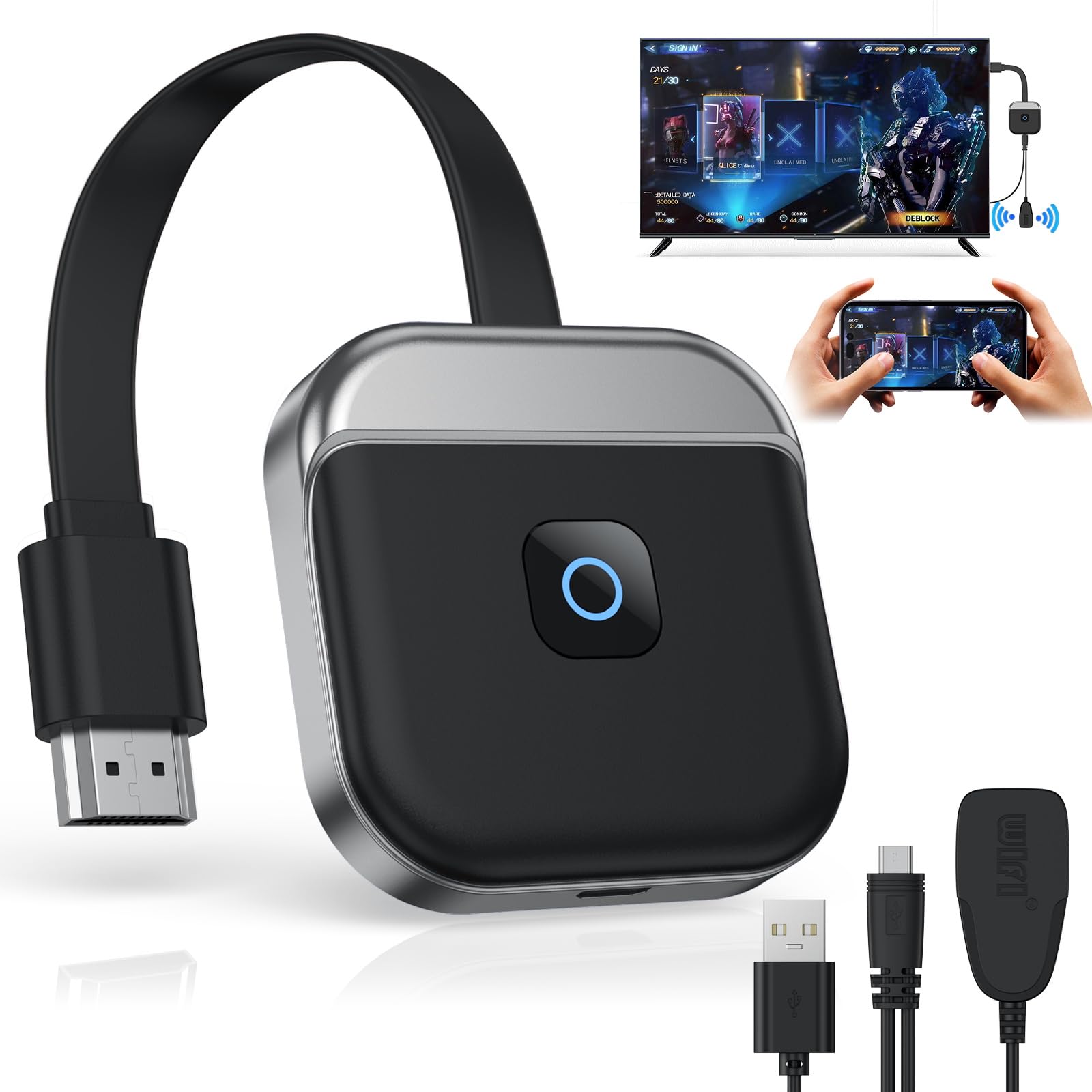 USB C Splitter 1 zu 2, USBC Verteiler Doppelstecker, USB C Kopfhörer Adapter und Laden für iPhone 17 16 15 Plus Pro Max, iPad Pro Air Mini, Samsung S25 S24 S23 S22 S21 S20 Ultra, Google, Laptop usw