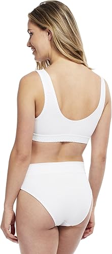 Miniatura 8 de Carole Martin Brasier con cierre frontal de libertad completa, perfecto para dormir, de algodón, sin varillas, para mujer