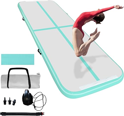 Miniatura 1 de Colchoneta inflable de gimnasia con grosor para uso doméstico, entrenamiento, animadoras, yoga acuático, 101316 pies