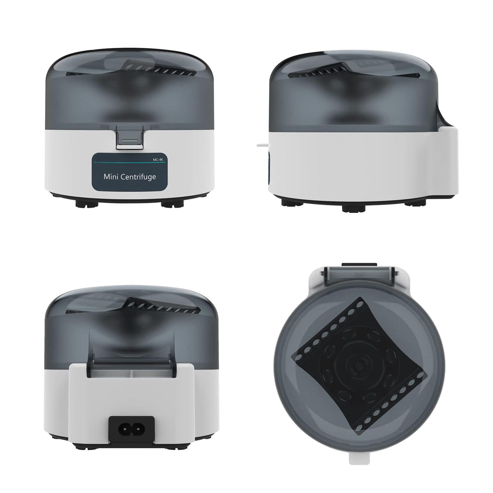 Mini Máquina Centrífuga de Laboratorio, Máquina Microcentrífuga Portátil, 4000/7000 RPM 0,2 Ml/1,5 Ml/2 Ml con Rotor 2 en 1, Máx. 980 Xg/3013 Xg, para Separación de Muestras,7000rpm