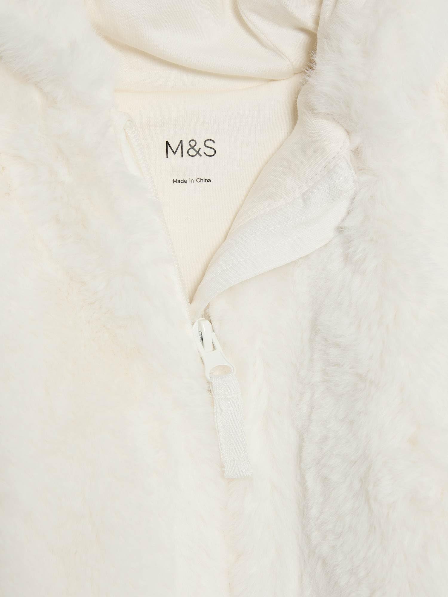 Marks & Spencer Pelele con Capucha de Terciopelo para Bebé
