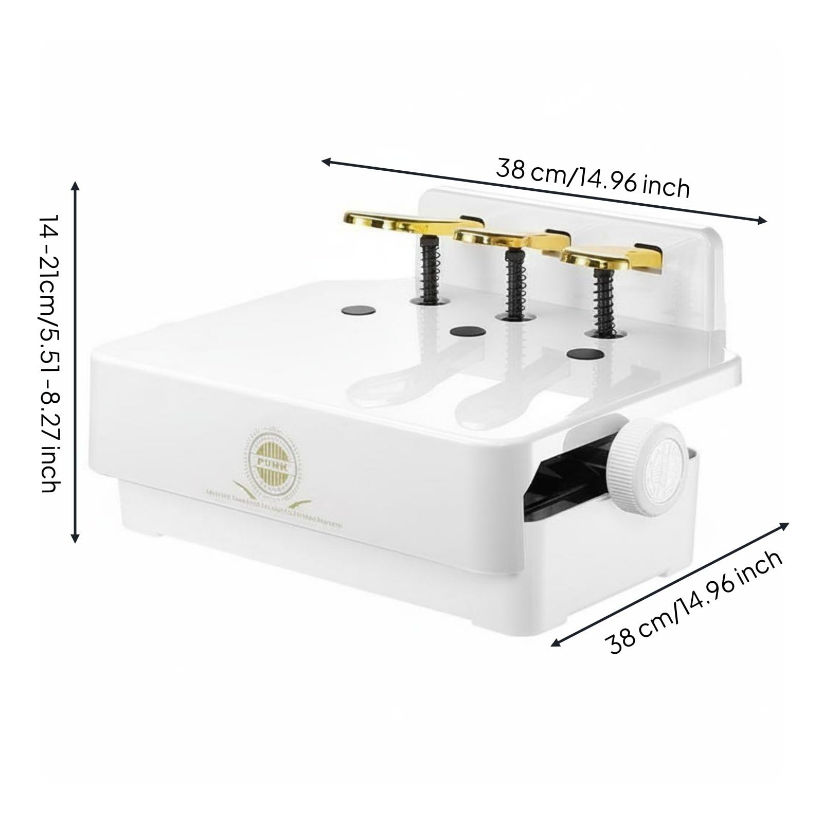 Colcolo Piano Pedal Riser Supporto Regolabile Accessorio Pedale Pianoforte Base Robusta per Bambini Adatto per Lezioni Musica Pratica Domestica, Bianco