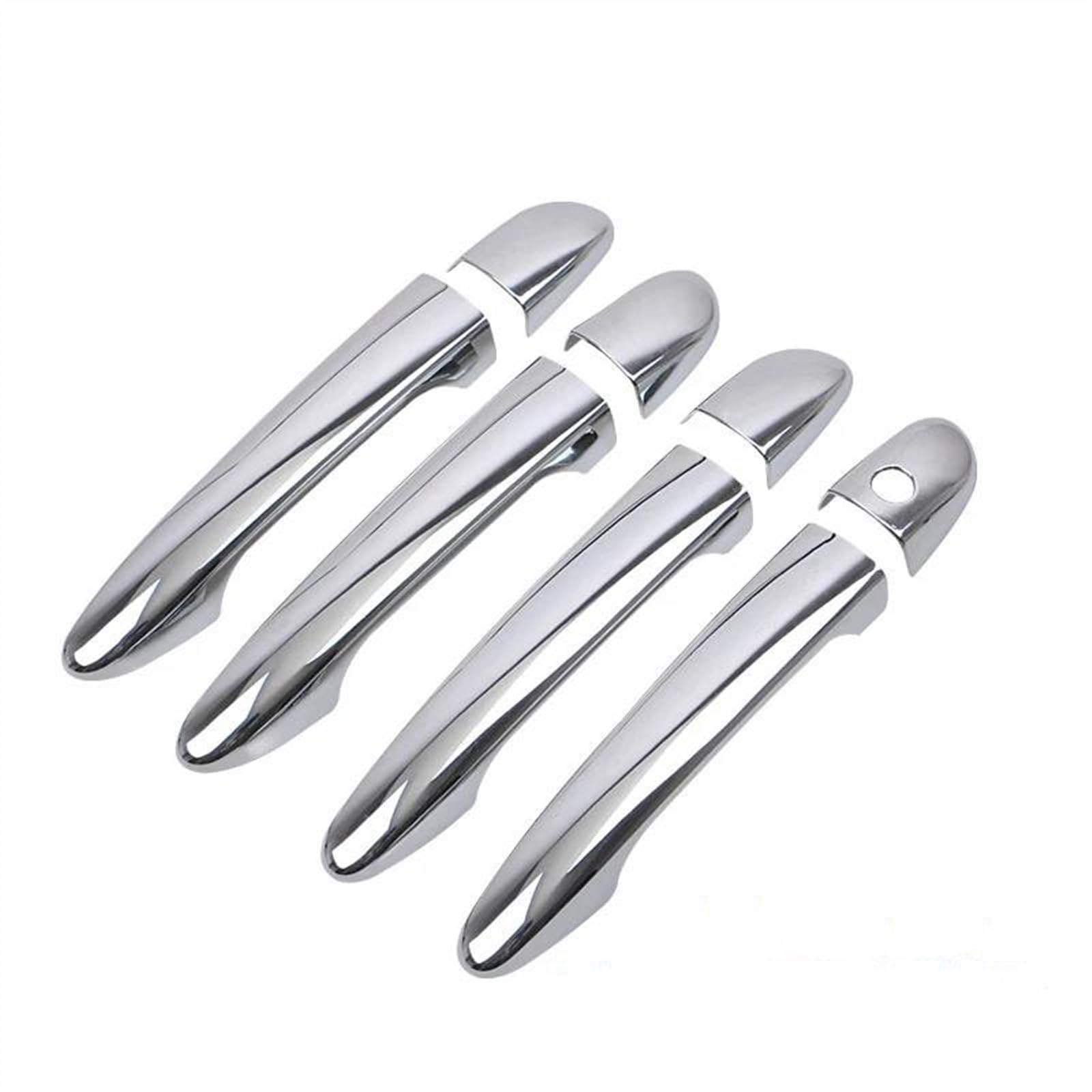 Slimes Silver B Car Styling Stickers For Mazda For Biante 2008-2016 Protective Cover Door Handle Outer Bowls Trim Assecories Protection(Silver B)